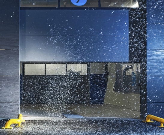 Панорамные ворота AluTherm в Елизаветинской