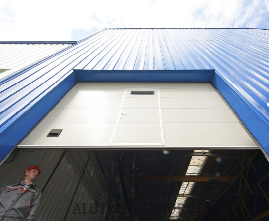 Промышленные ворота Алютех Protrend в Елизаветинской