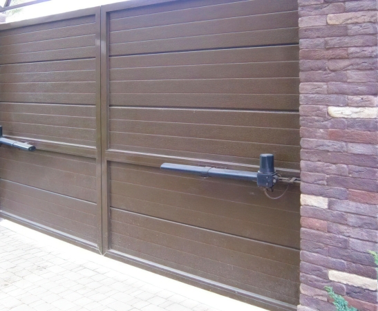 Автоматика для распашных ворот в Елизаветинской